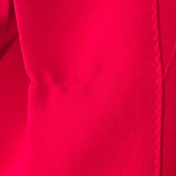 Rebecca Taylor Georgette 100% Silk Red Button Down Dress Size Medium - Picture 8 of 8